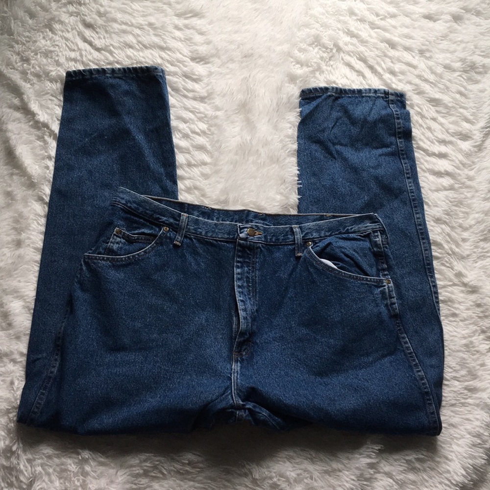 Wrangler blue jeans